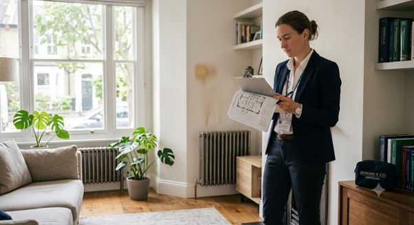 Property manager inspecting a residential property as part of the legal disrepair process.